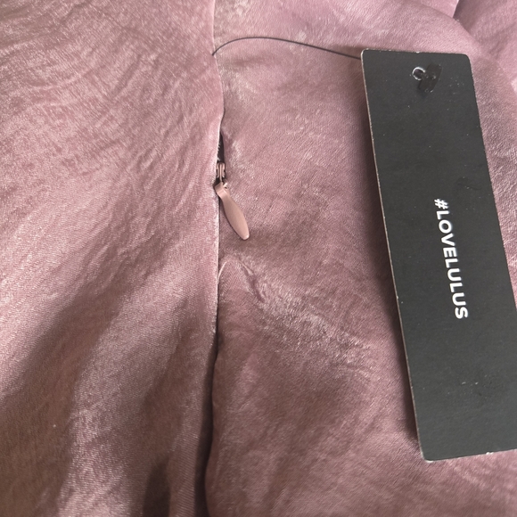 NWT Lulu's Elegant NWT, Purple Cowl Neck Maxi Dress. Size XS - Picture 7 of 9